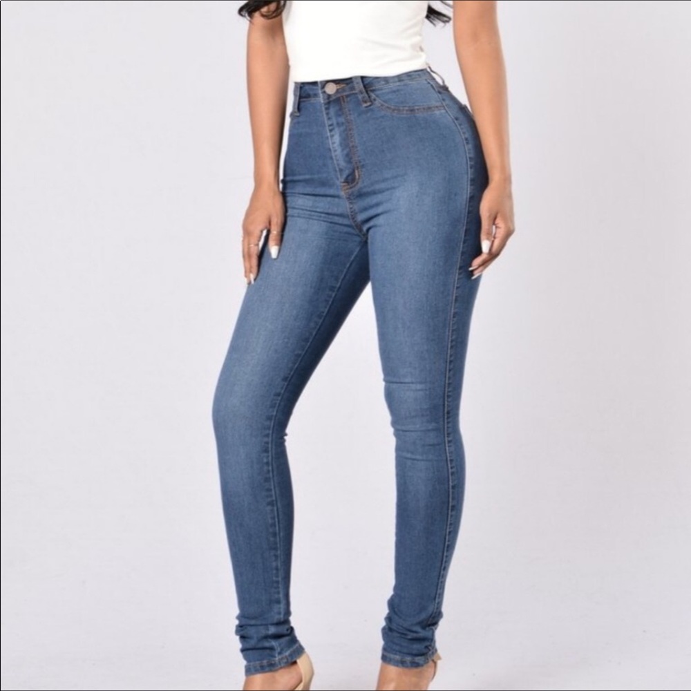Fashion Nova “Klum” High Waist Skinny Jeans